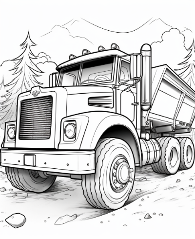 Construction Coloring Book For Kids Coloring Page Sample 1