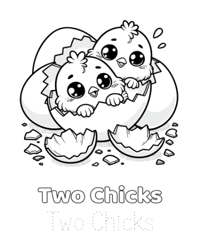 Farmyard ABCs Color and Trace for Toddlers Volume 2 Coloring Page Sample 1